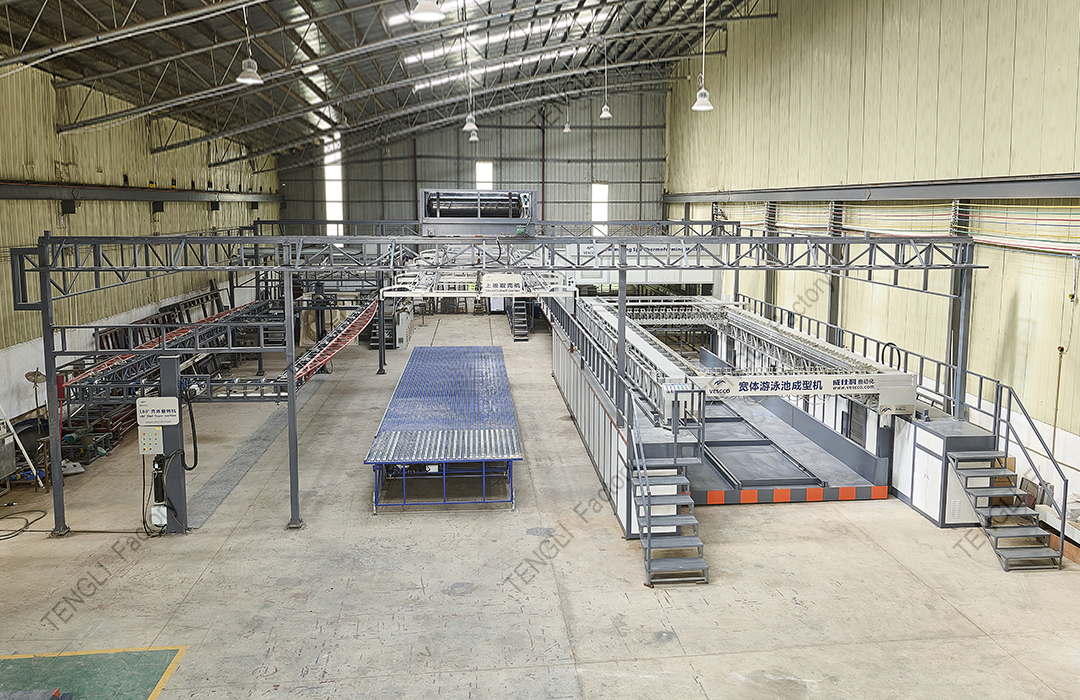 Automatic vacuum thermoforming machine